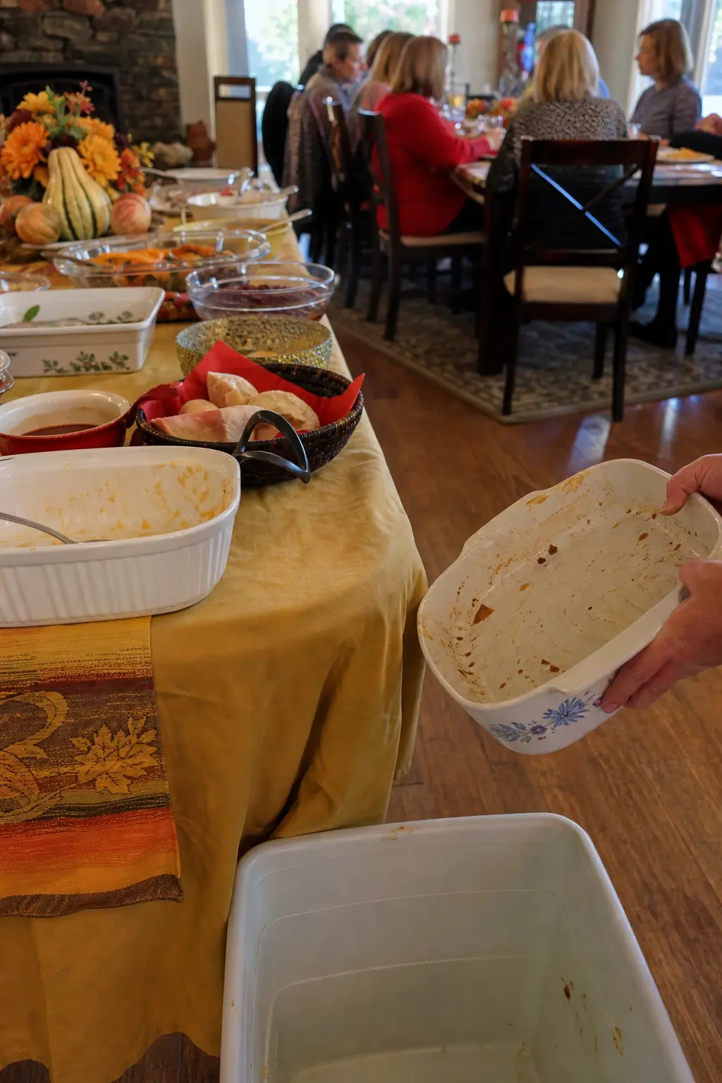 Assign Someone to Keep the Table Cleared