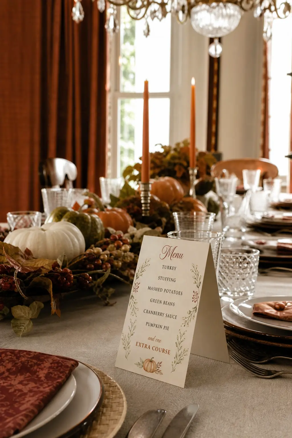 The Menu Card With an Extra Course