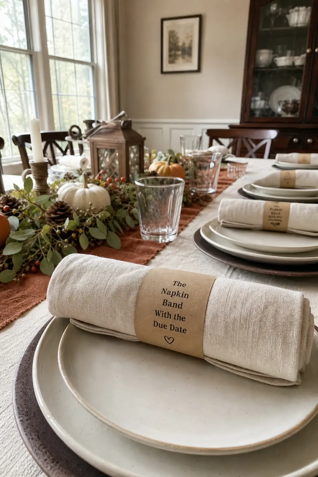 The Napkin Band With the Due Date