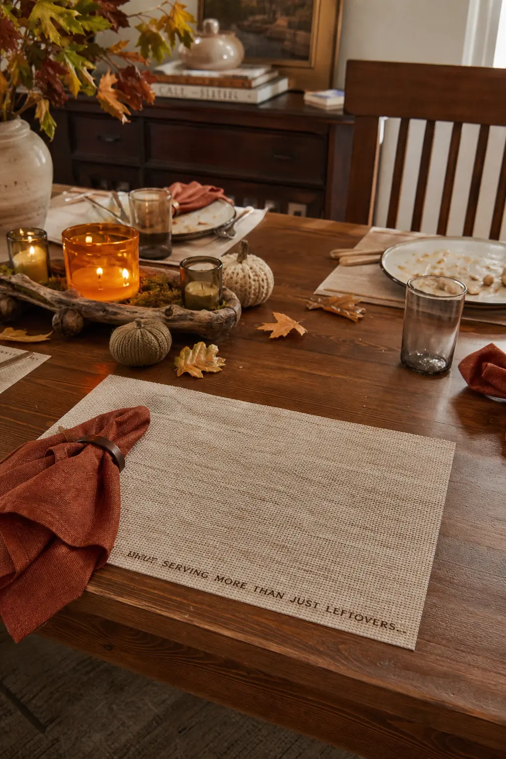 The Place Mat With a Hidden Line