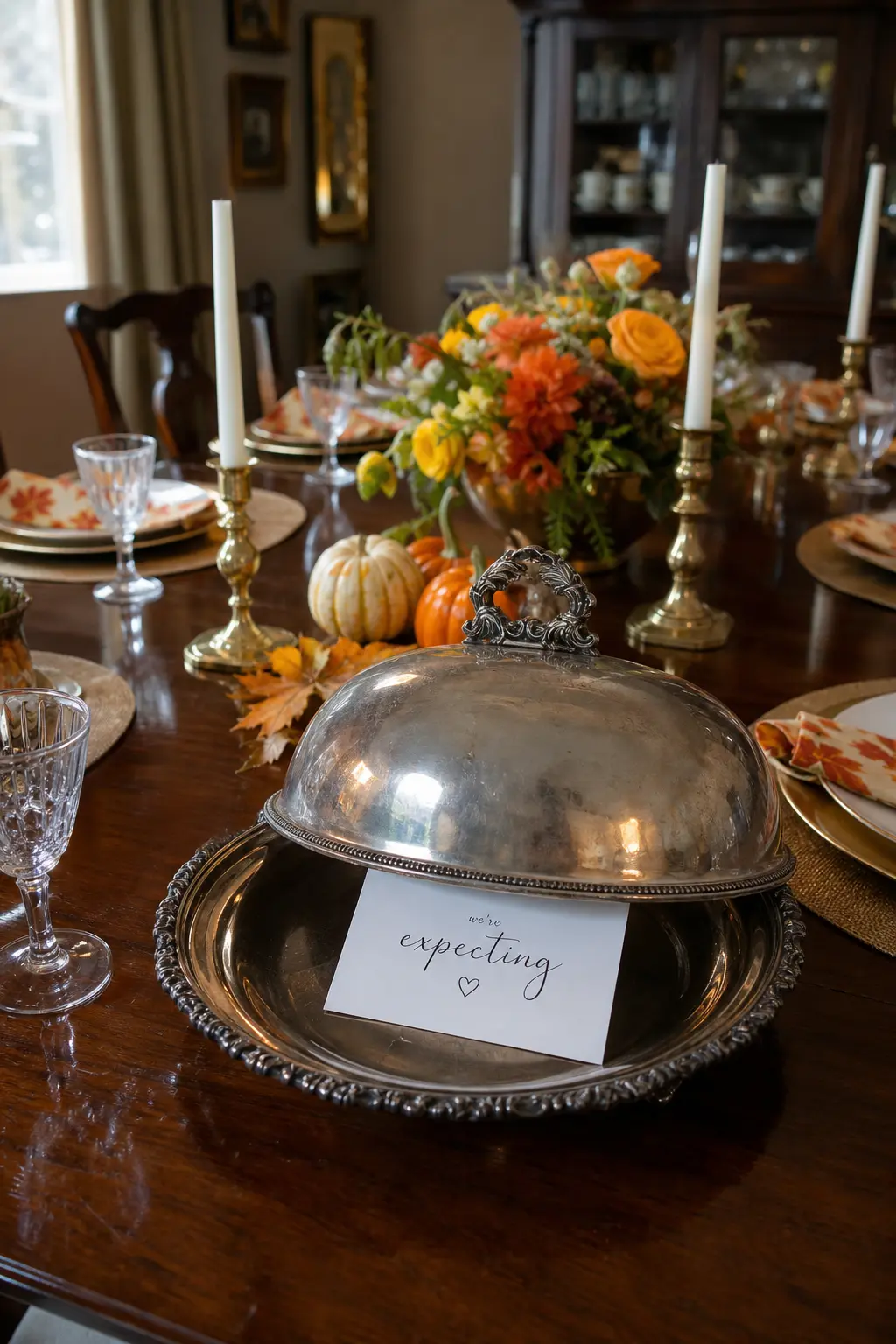 The Serving Dish Uncovered at the Table