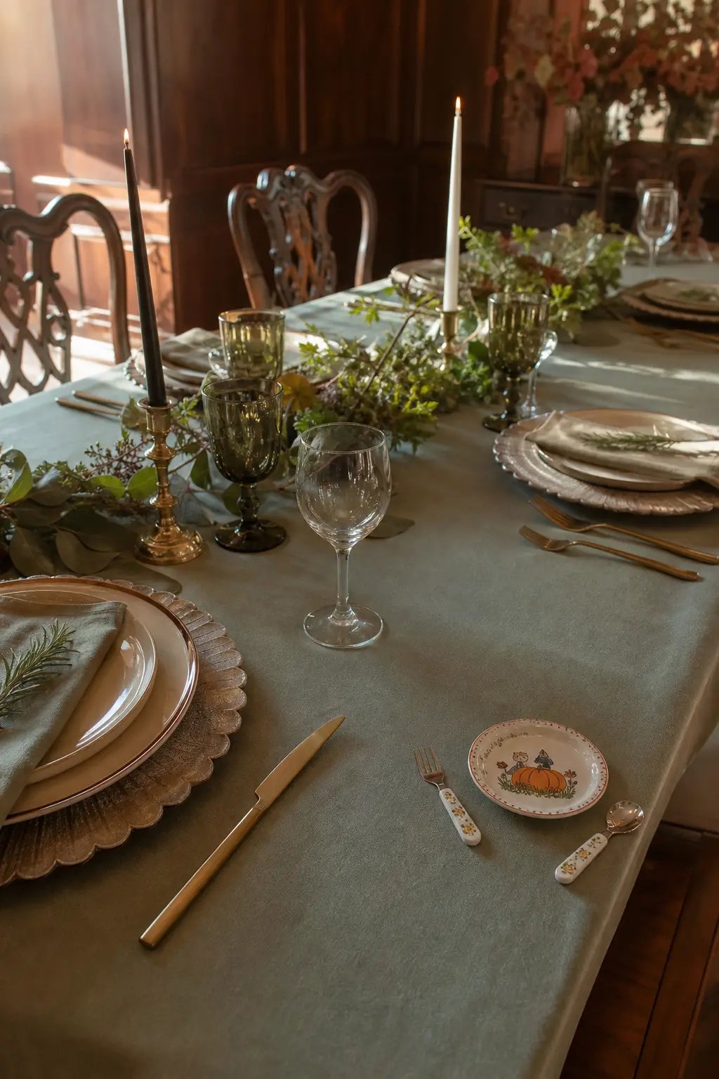 The Tiny Place Setting at the End