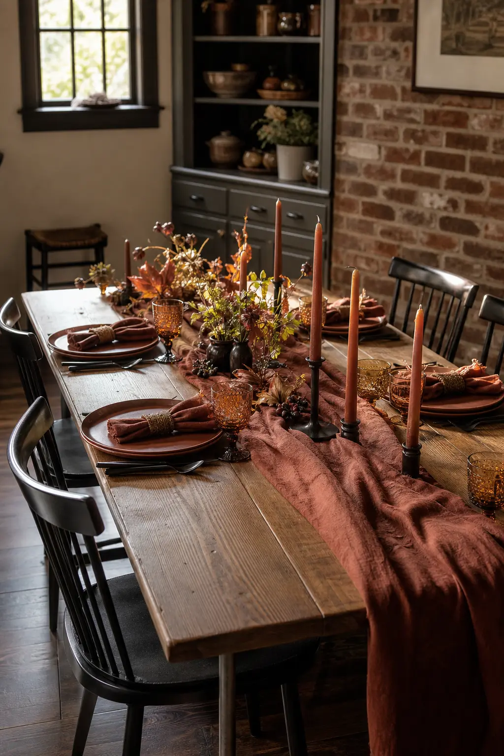 Rust Linen and Terracotta