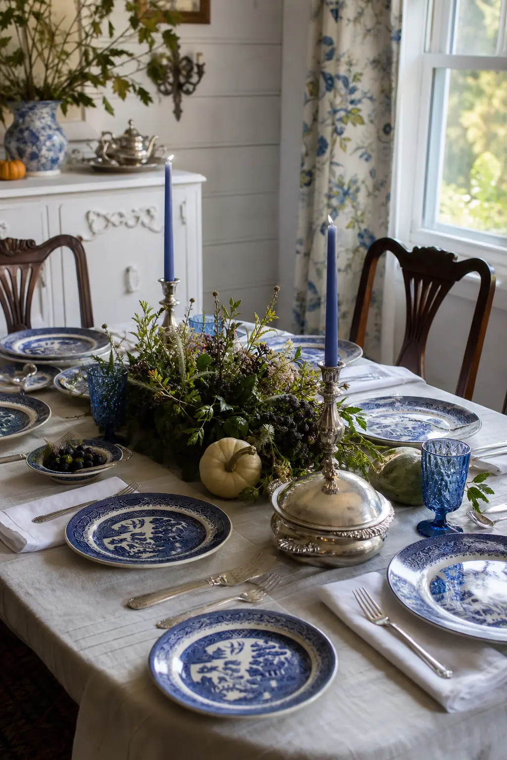 Thrifted Blue Willow China