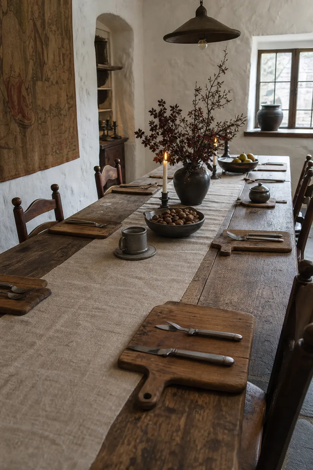 Wooden Boards and Pewter