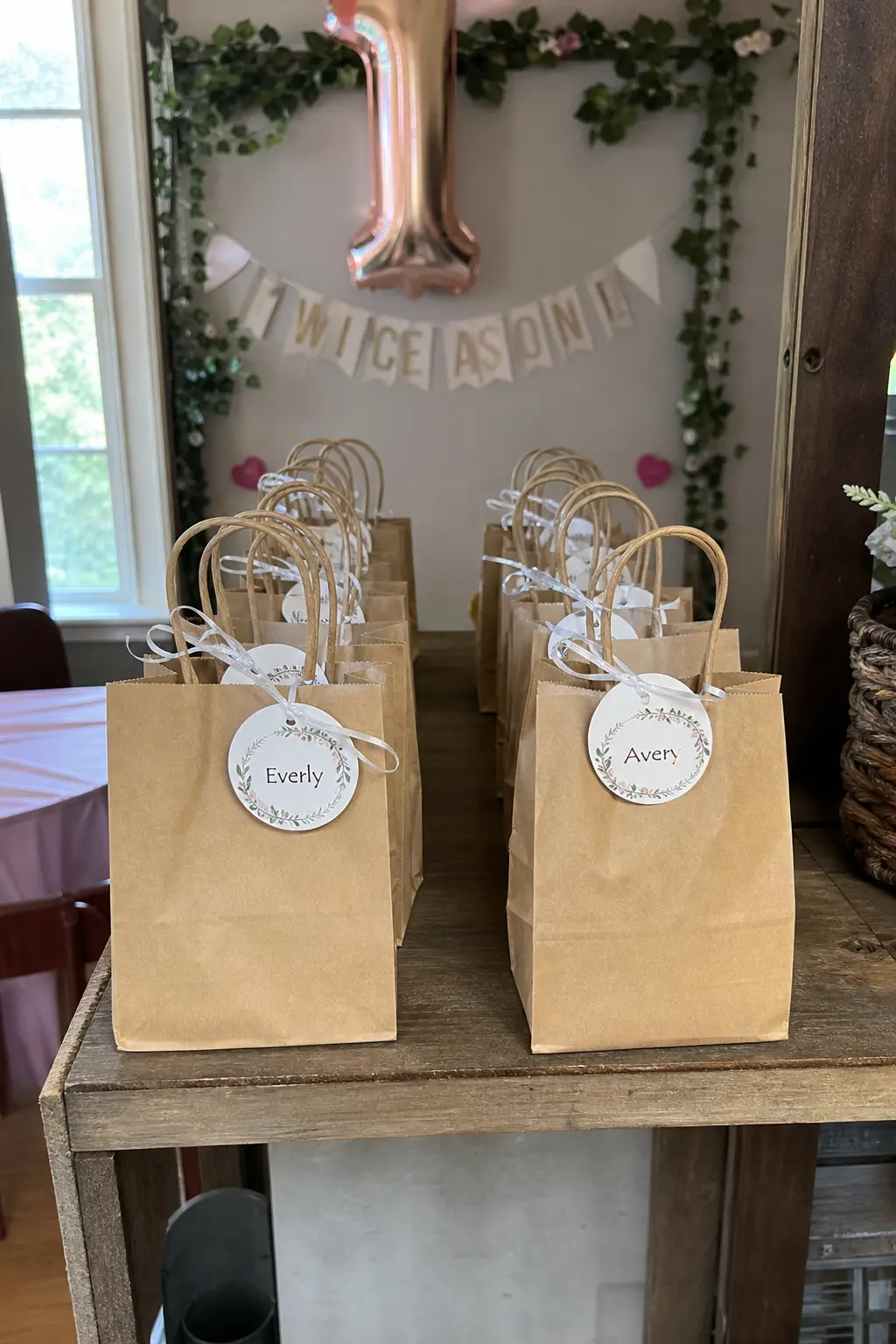 Individual Favor Tags with Each Child's Name