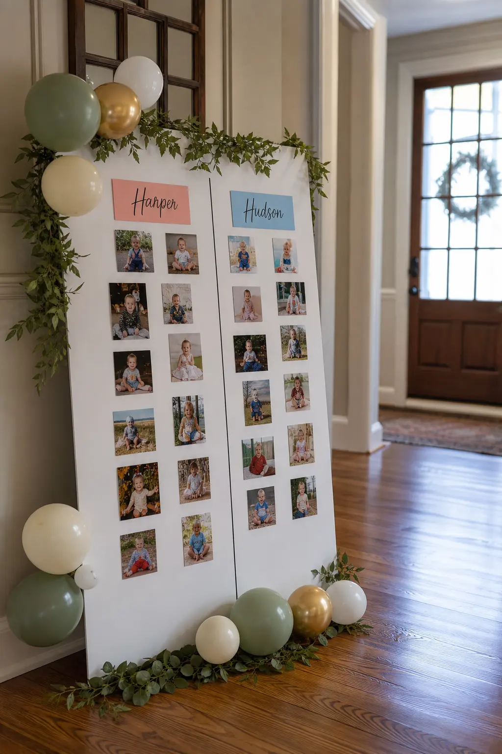 A Milestone Board Split into Two Columns