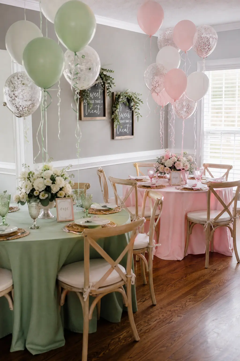 A Shared Theme with Two Distinct Colours