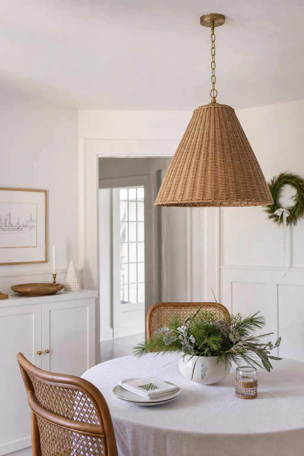White with Cane and Rattan