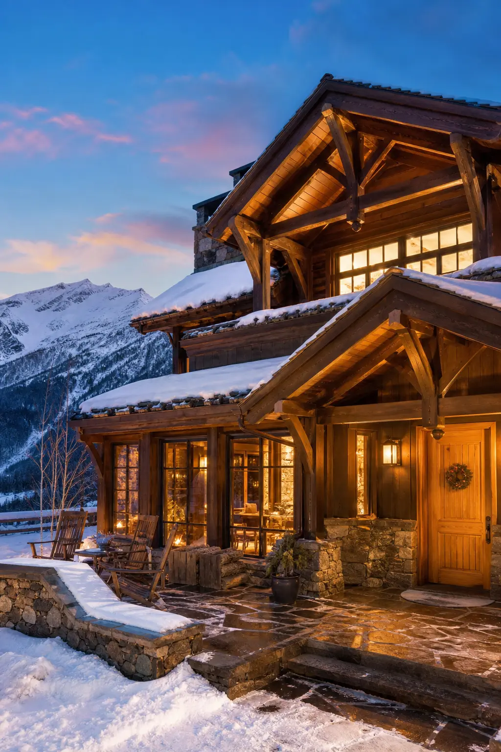 Ski Lodge Weekend Away — For the woman who would rather celebrate over three days than three hours, a rented lodge with a group of close friends turns the