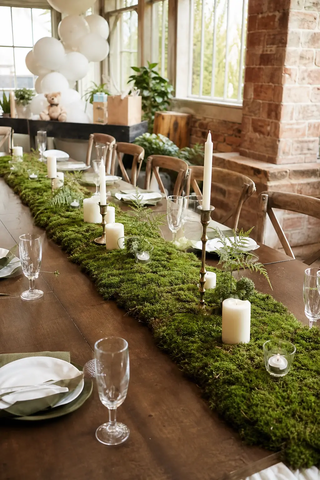 Moss Table Runner Base
