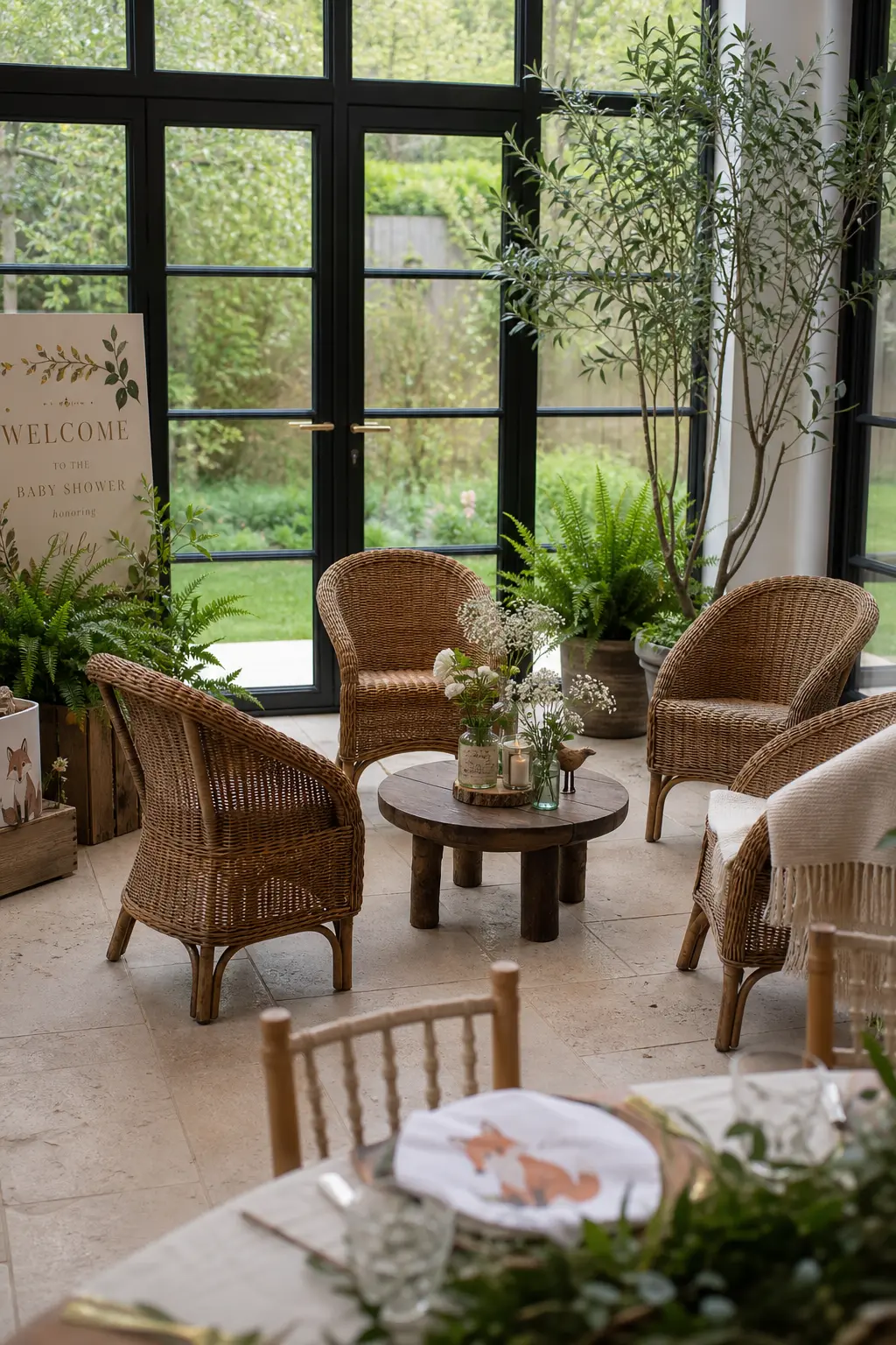 Woven Wicker Chairs