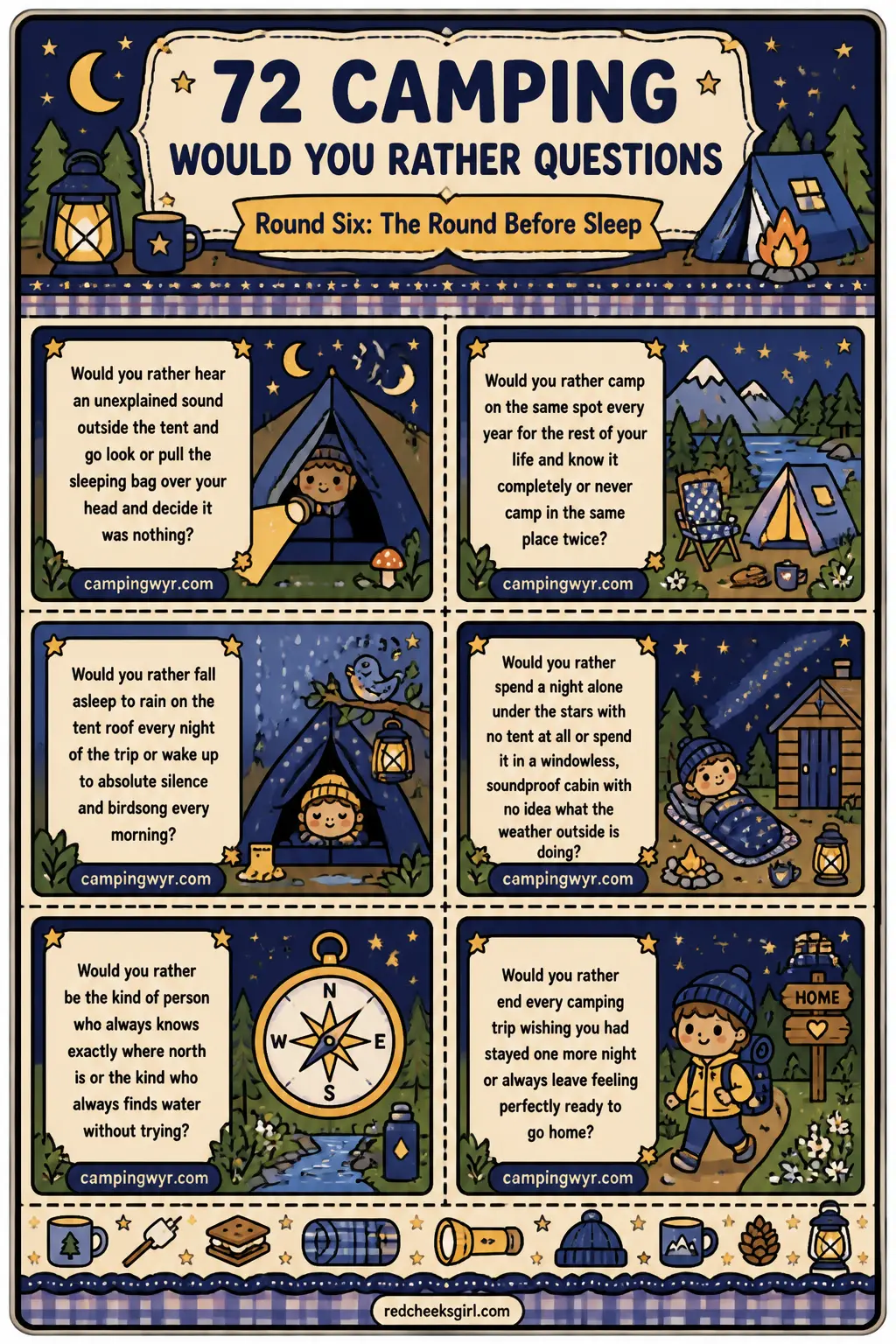 Round Six: The Round Before Sleep Cards B printable