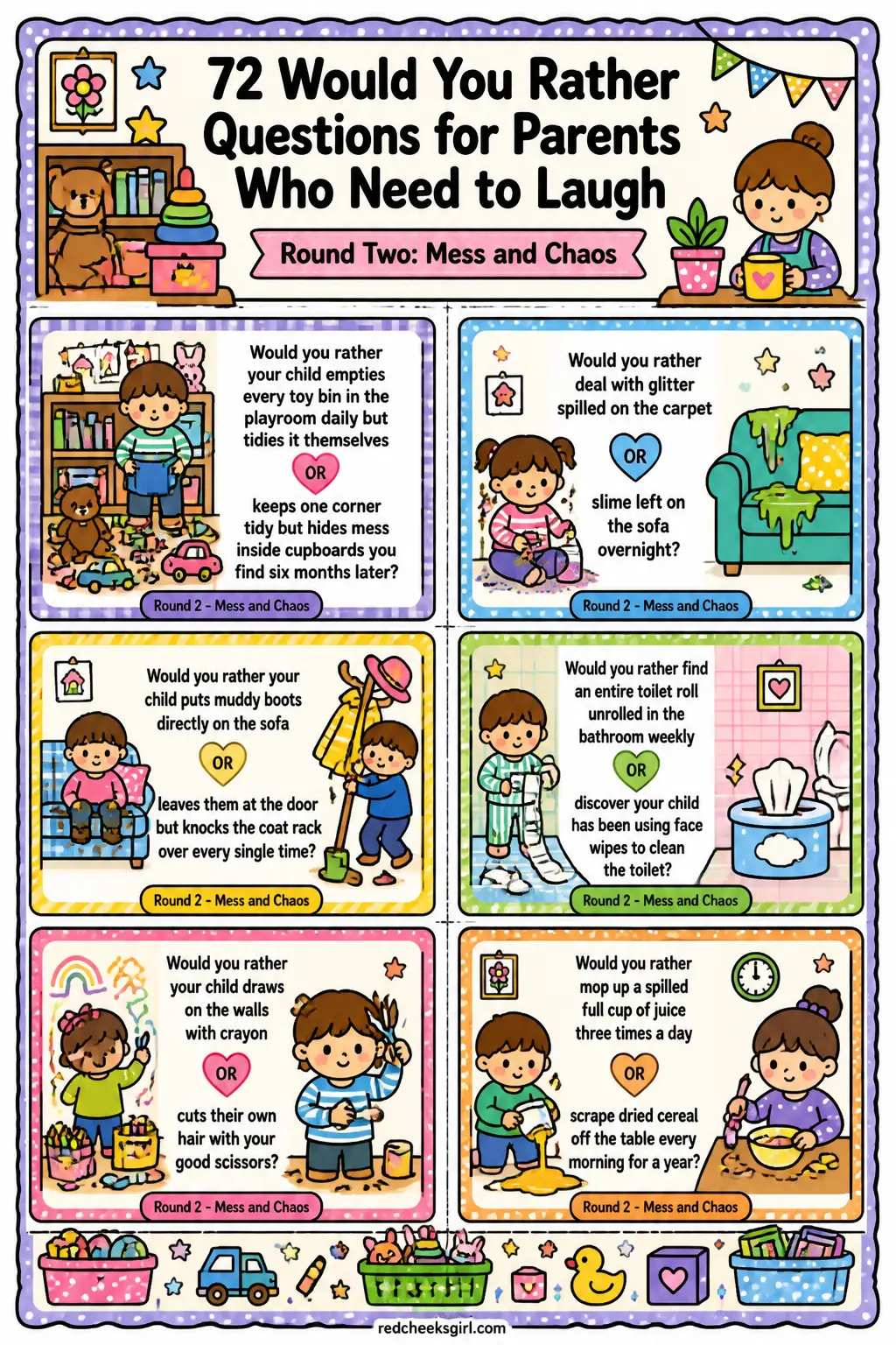Mess and Chaos Cards A printable