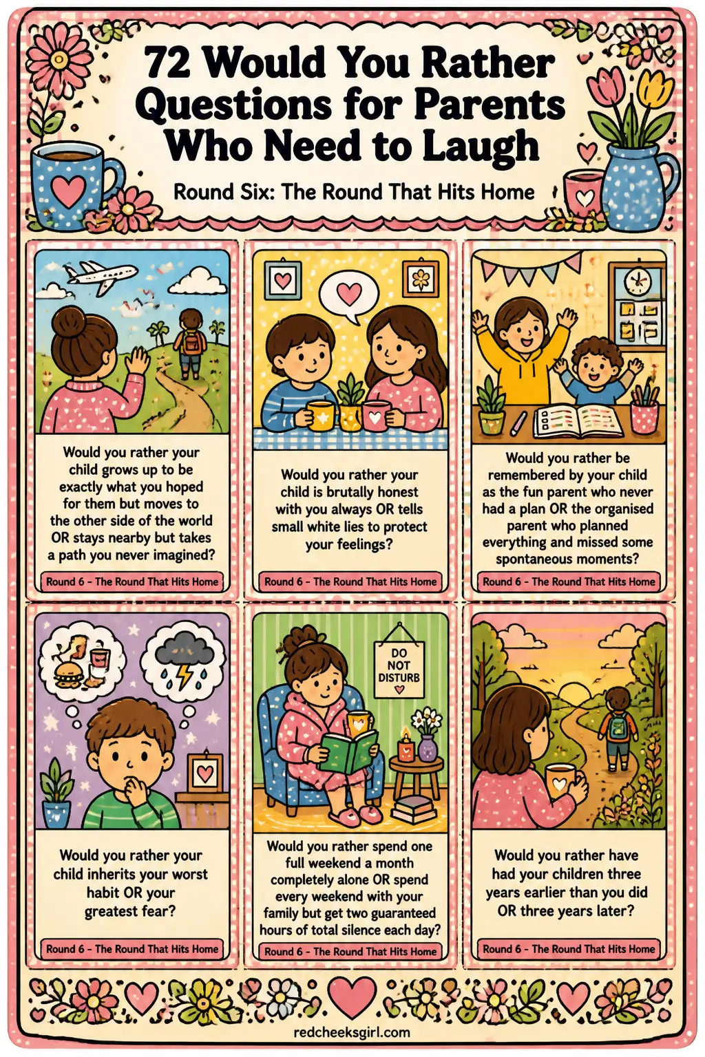 The Round That Hits Home Cards B printable