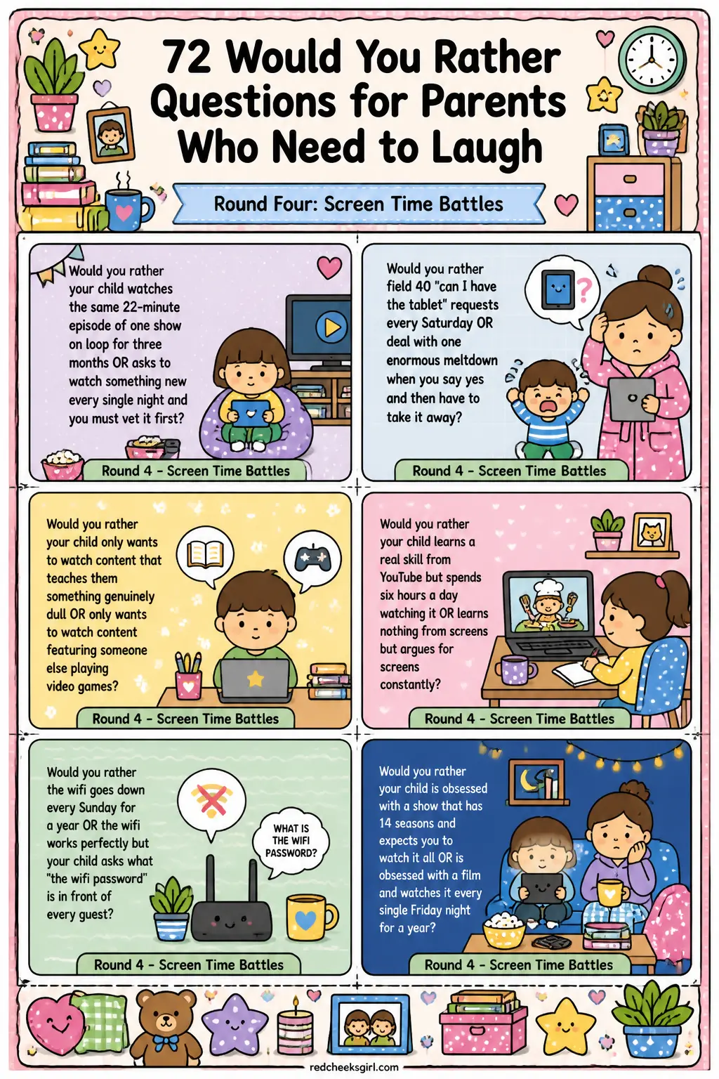Screen Time Battles Cards A printable