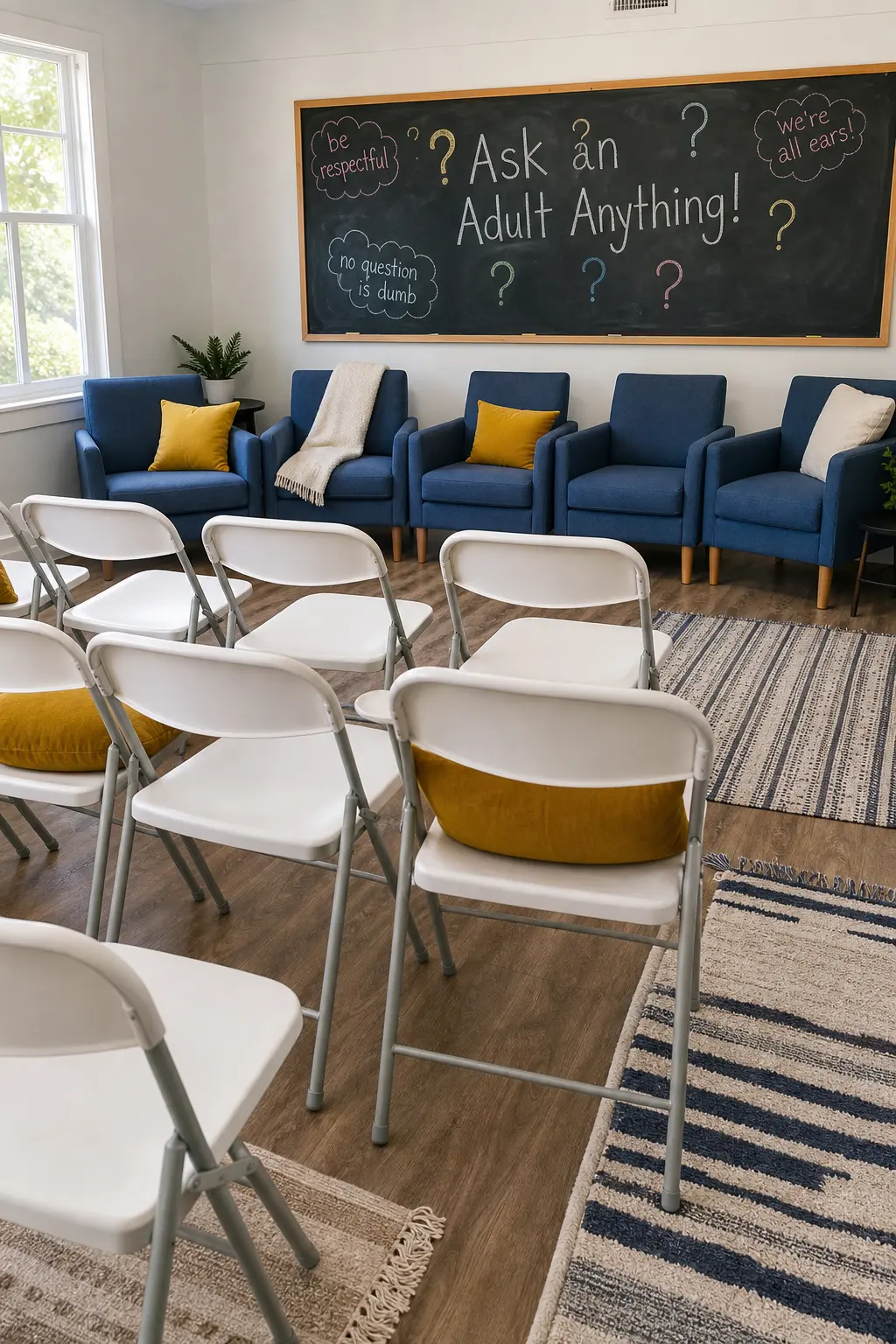 Ask an Adult Anything Panel — Sit three or four adults from the church, parents, leaders, an older member, at the front of a classroom and let teens fire off