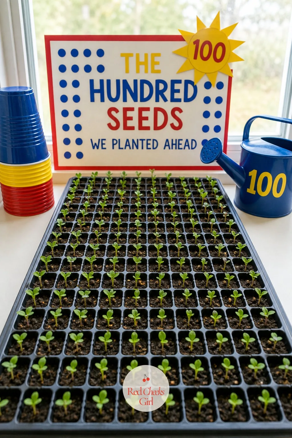 The Hundred Seeds We Planted Ahead — Nothing about this day has to happen all in one sitting, and the seed tray proves it: plant it weeks ahead, and the real