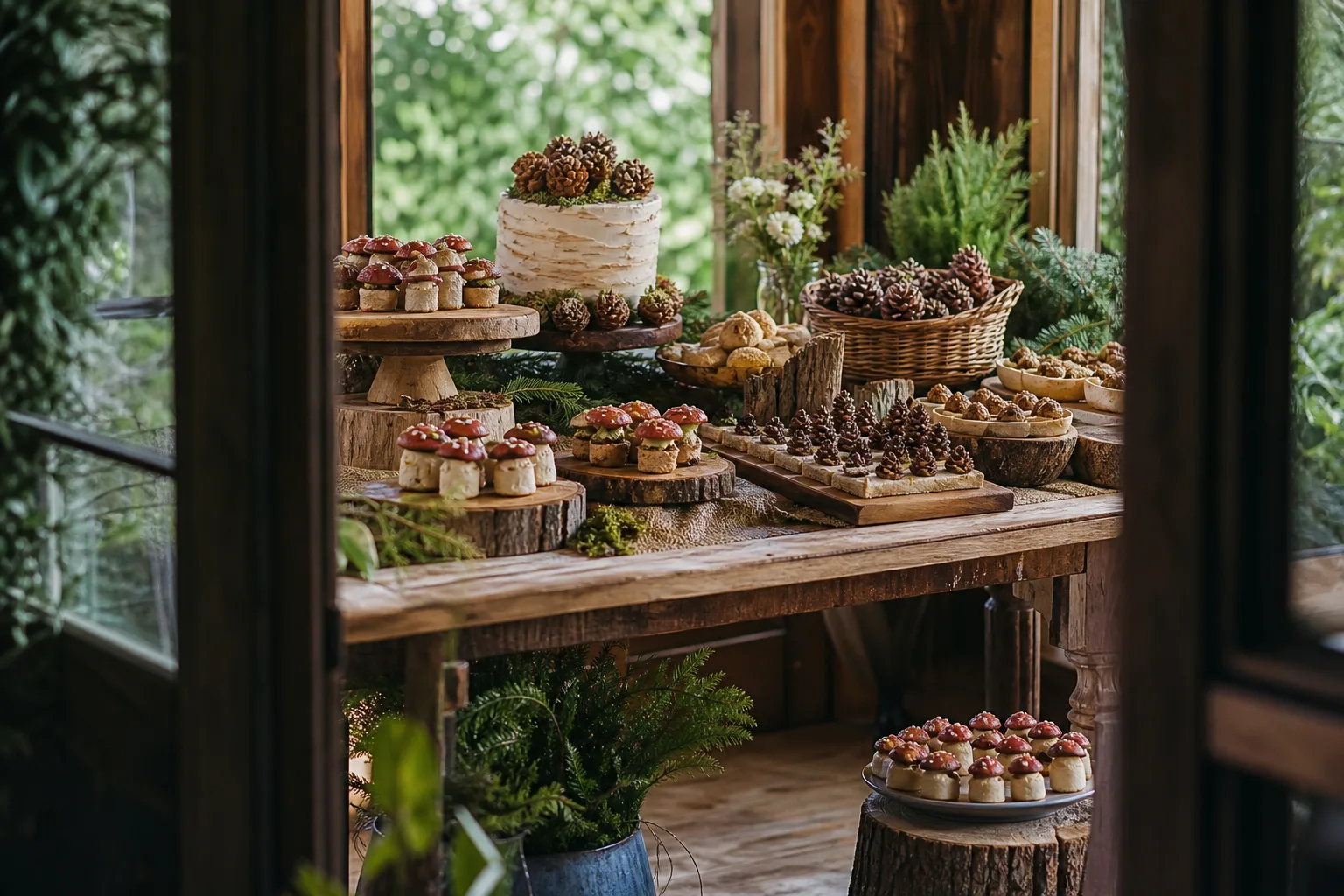 16 Woodland Baby Shower Food Ideas Shaped Like Mushrooms and Pinecones