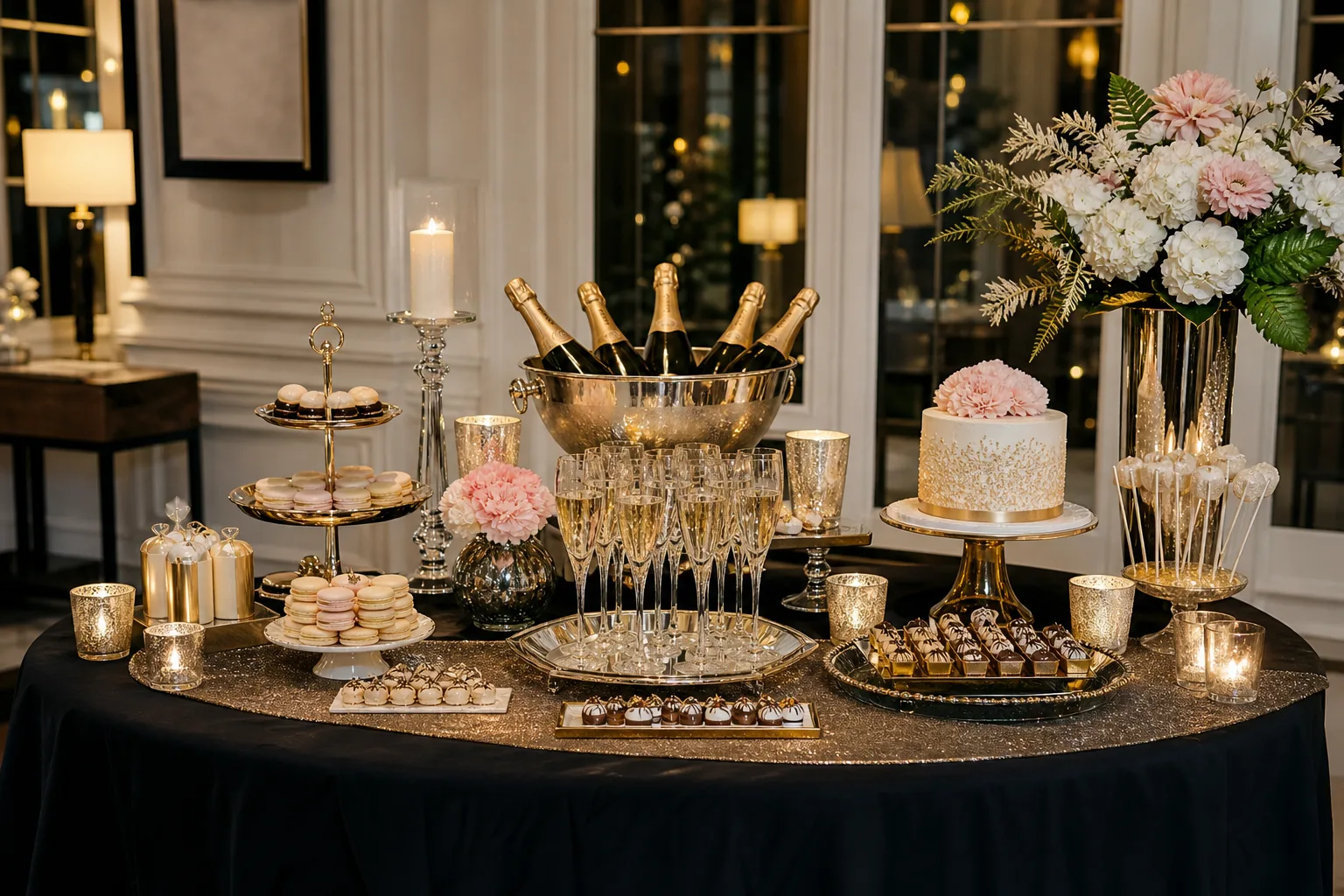 21 Champagne Party Ideas for a Midnight Toast That Starts at Seven