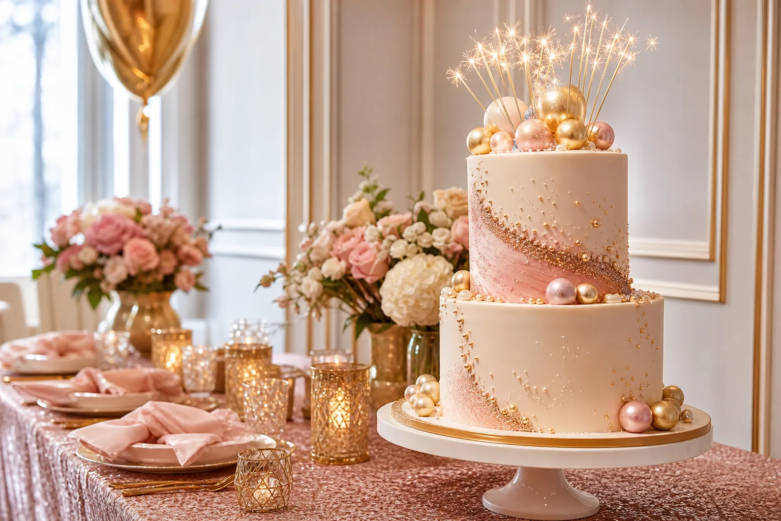 21 21st Birthday Cake Ideas for Her With a Little Sparkle