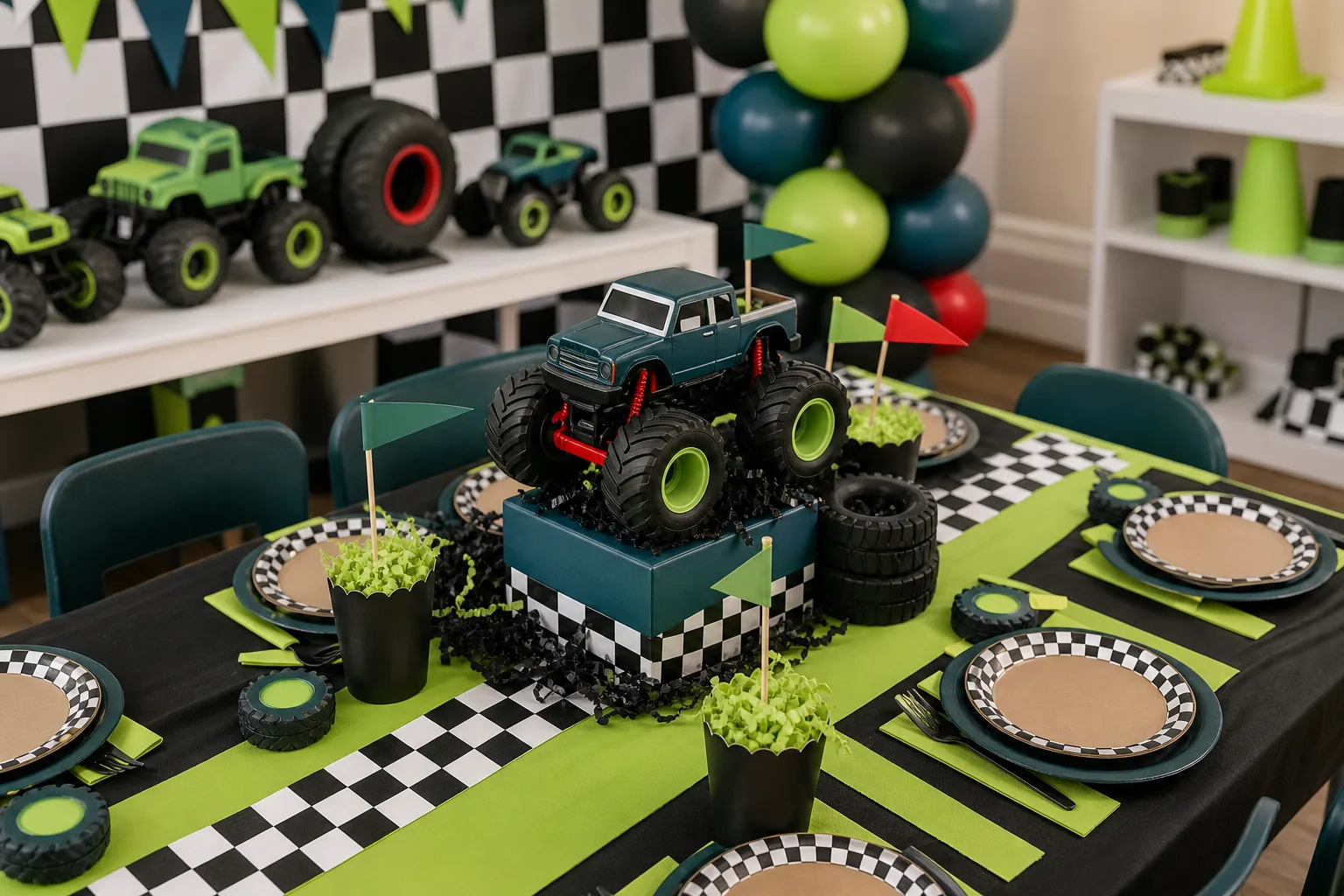 22 Monster Truck Birthday Party Ideas for Kids Who Love Big Wheels