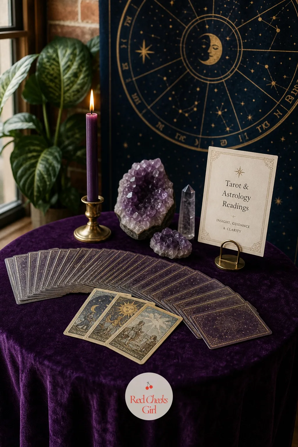 Tarot and Astrology Reading Corner — Every friend group has the one who checks her horoscope before her phone battery. 25th birthday ideas for her