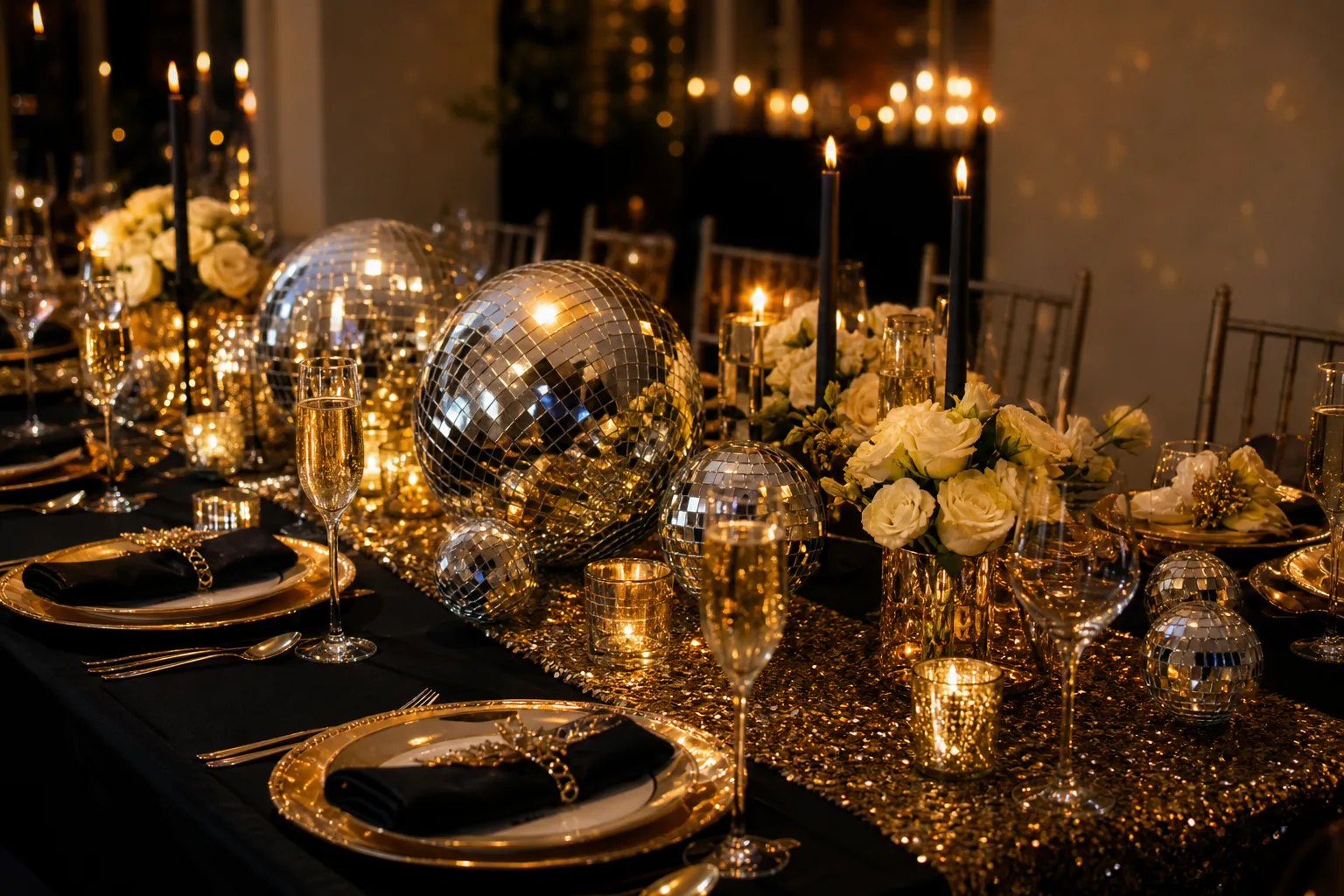 32 New Years Eve Wedding Ideas With Gold, Sparkle and a Midnight Toast
