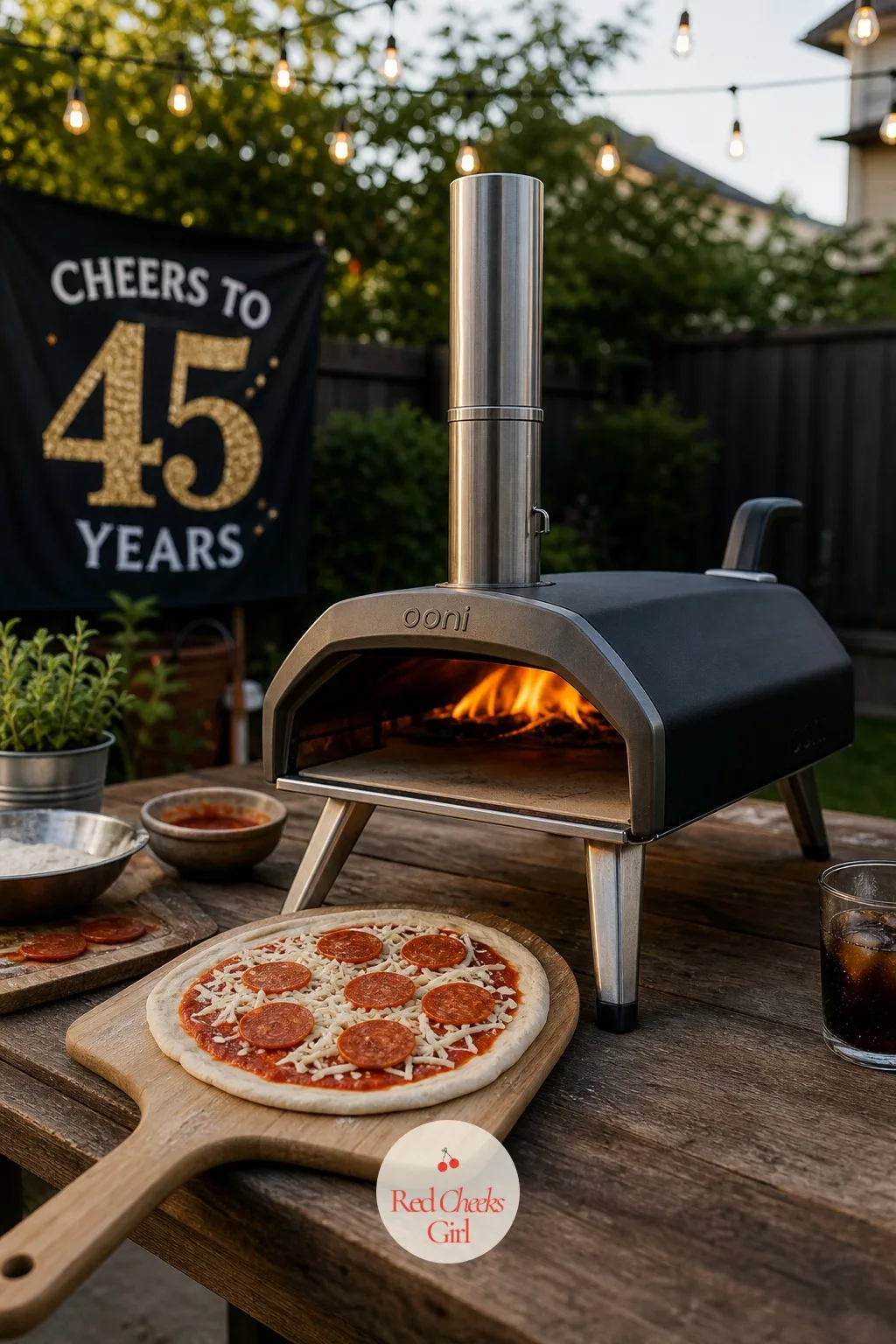 A Backyard Pizza Oven Night — This one reads differently from a standard cookout, which matters if he has already been to three birthday barbecues this year.