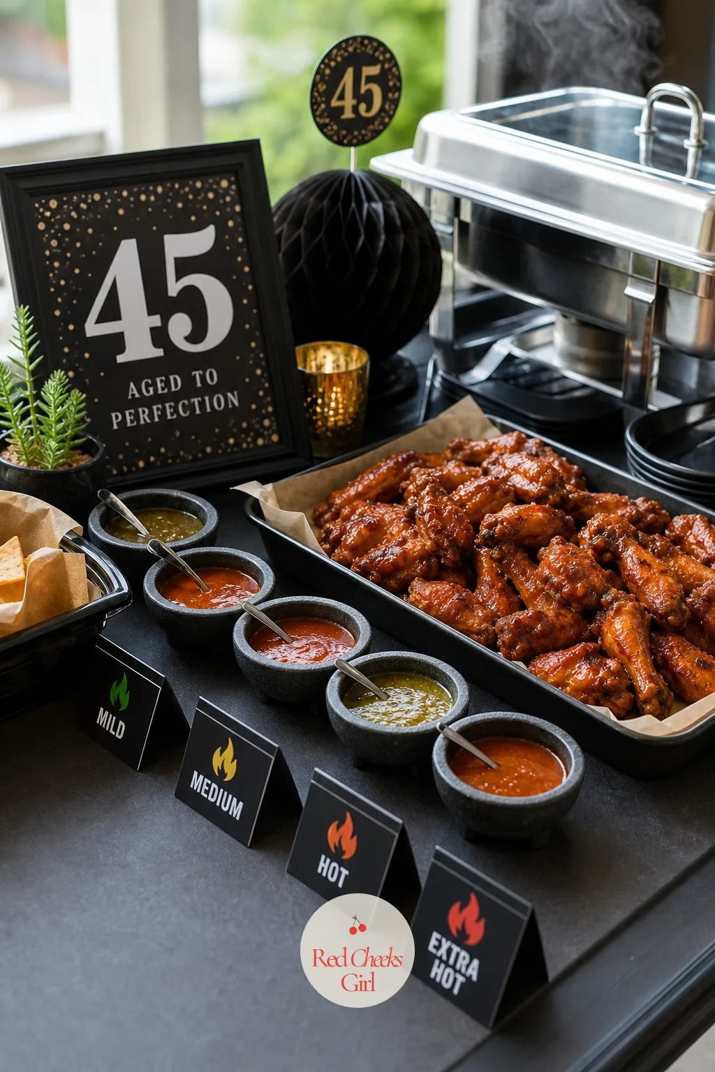 A Build-Your-Own Taco or Wing Bar for the After Party — After the tournament trophies get handed out, everyone gets hungry again, and nobody wants to cook