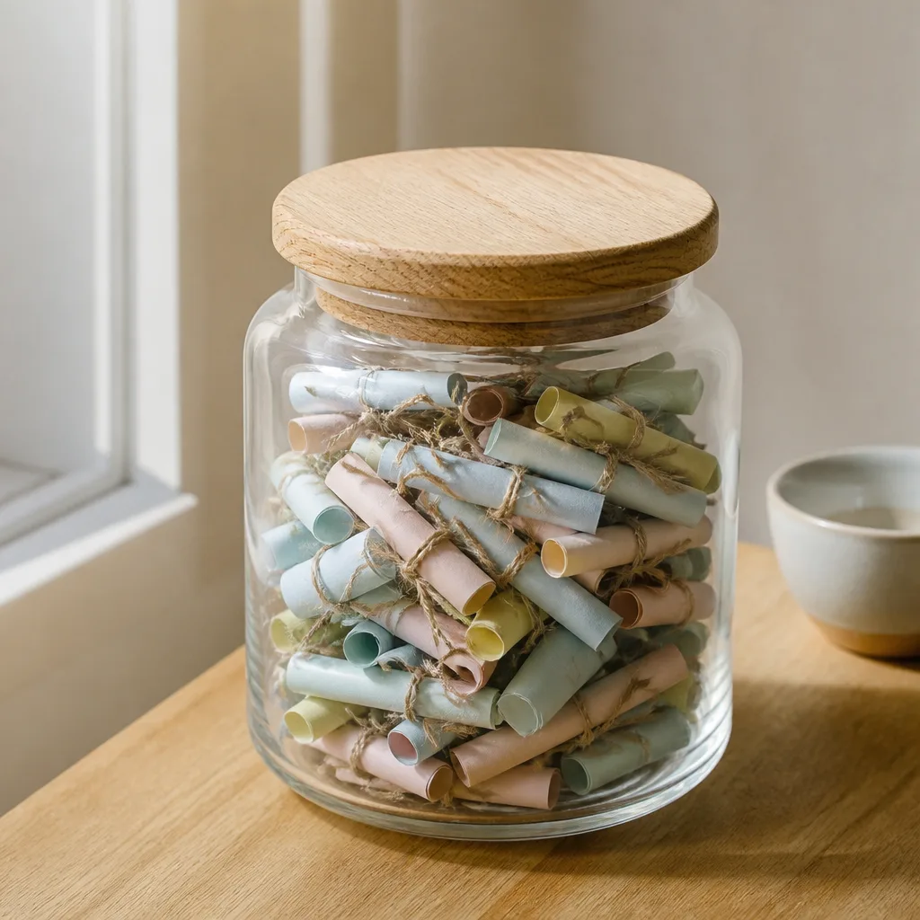 Family Memory Jar — A card gets read once and filed in a drawer. 50th anniversary gifts