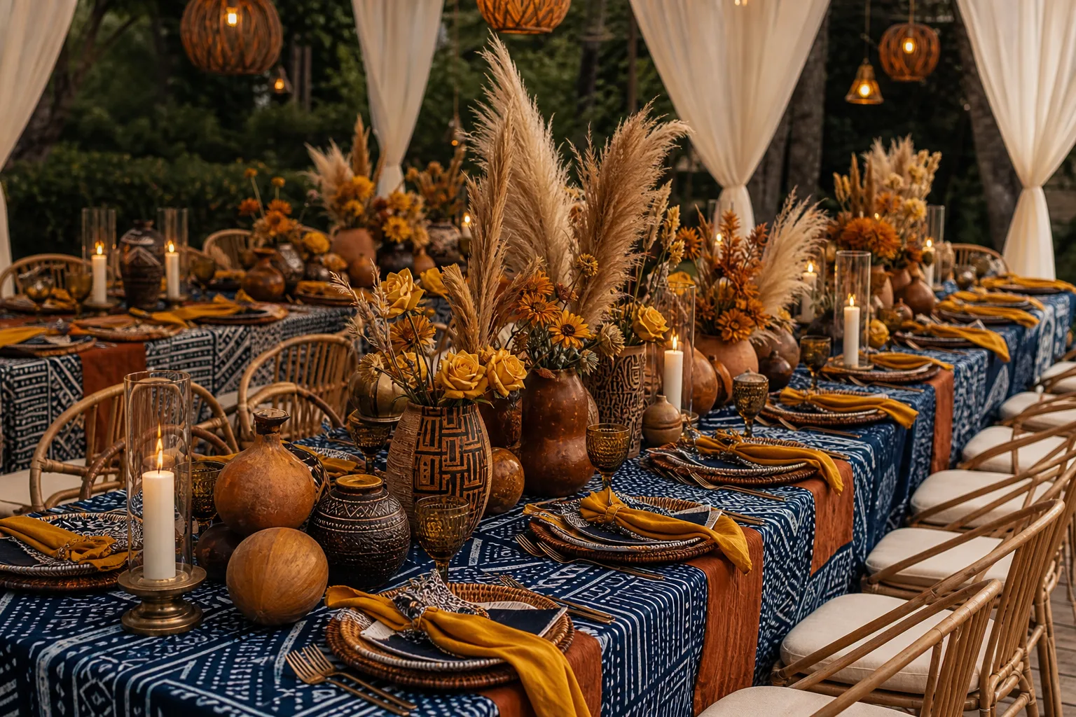 22 African Inspired Wedding Decor Ideas for Couples Who Love Bold Color and Boho Warmth