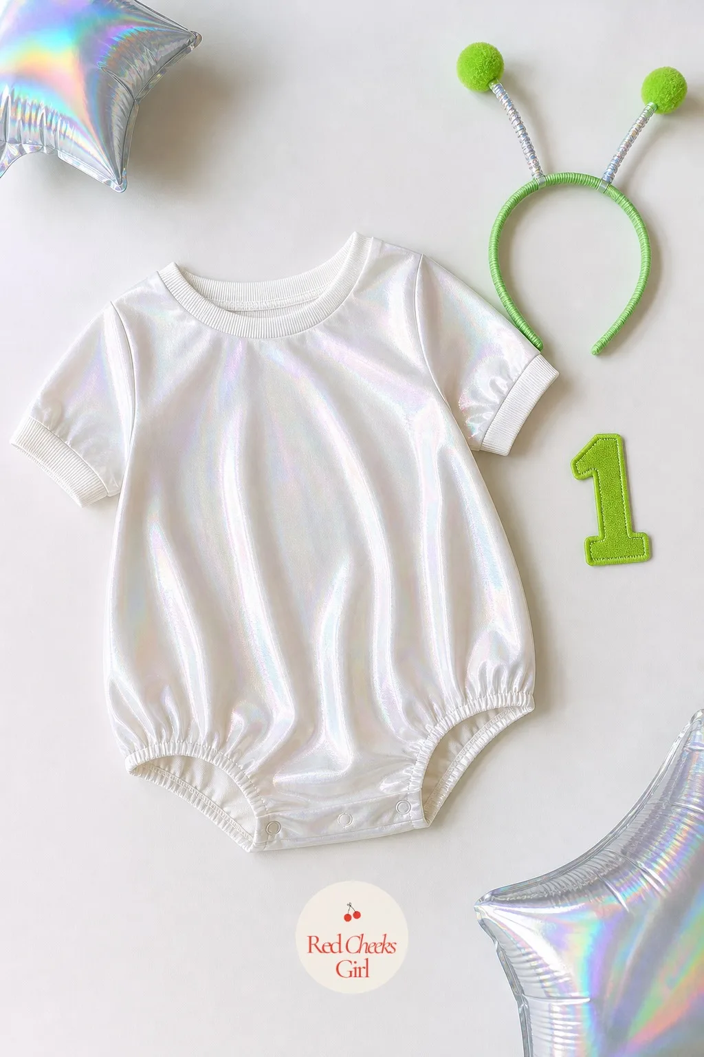 Outfit for the Birthday Baby — Nobody wants a baby fighting a scratchy costume through photos that get looked at for years. Alien first birthday party