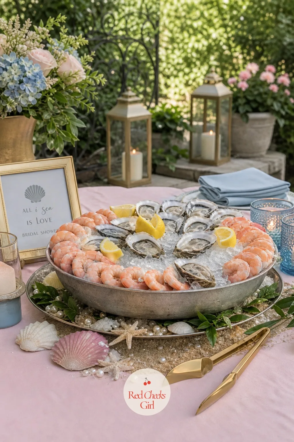 A Seafood Platter at the Centre of the Spread — Once everyone sits down, the food should look like it belongs at the coast without anyone having had to say so.