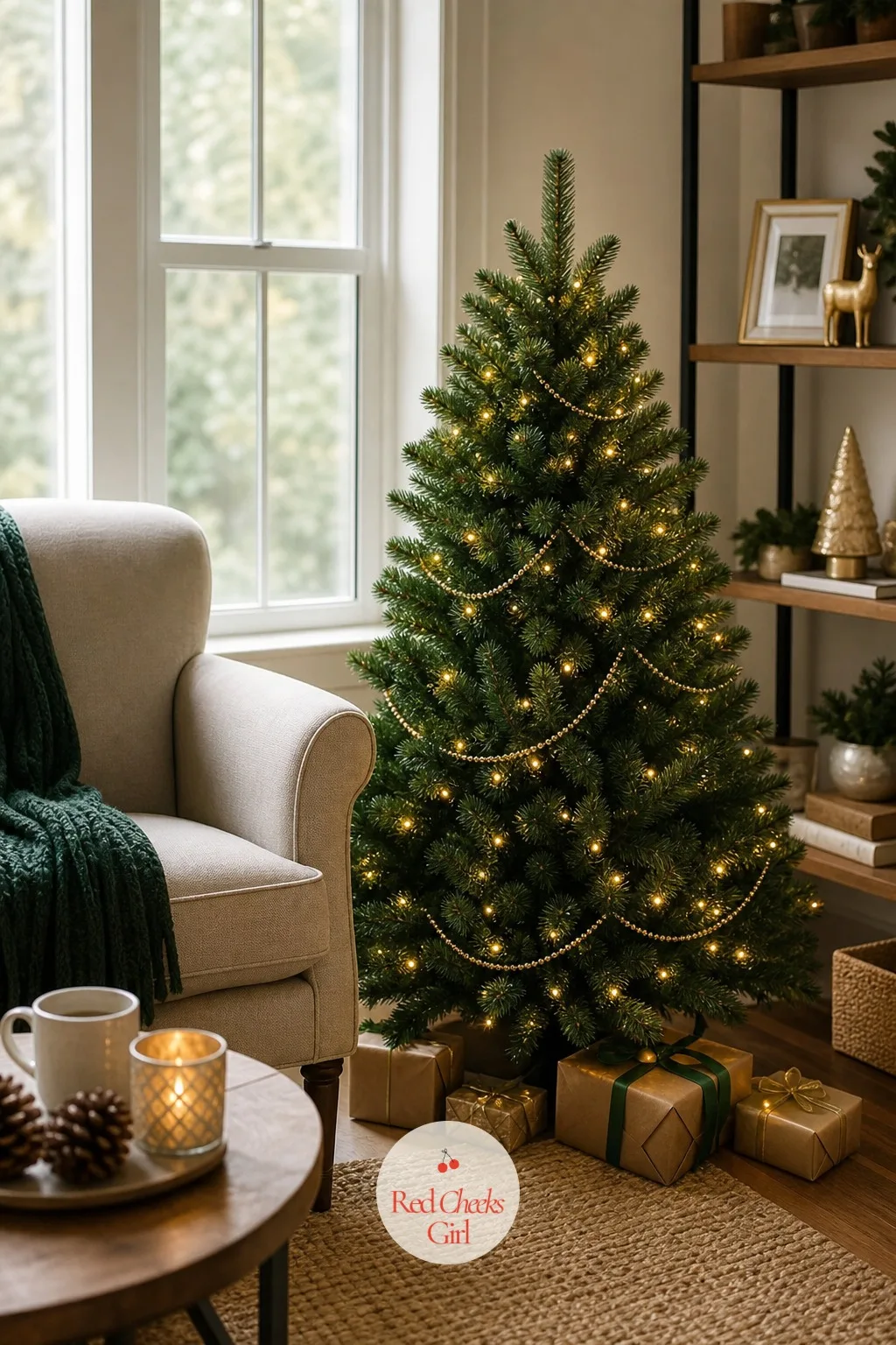 Best Choice Products 4.5ft Pre-Lit Spruce Christmas Tree — This is the one to buy if the whole purchase feels like overthinking a thing that lives in a closet