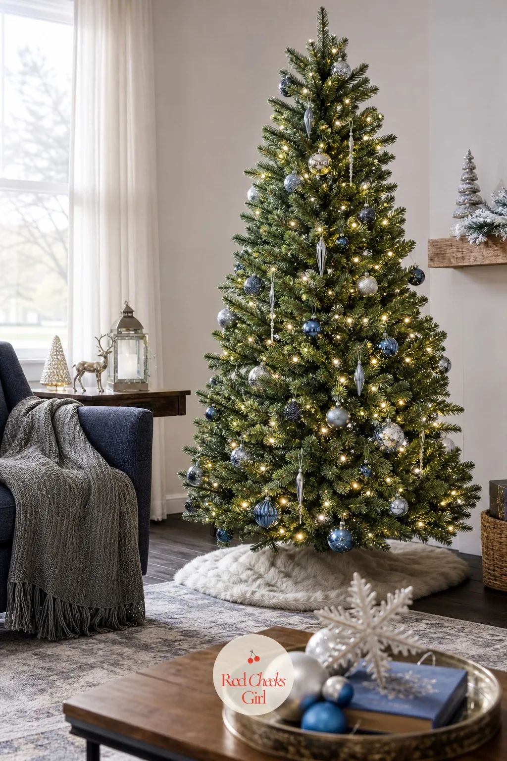 Best Choice Products 7.5ft Premium Pre-Lit Spruce Christmas Tree — Not every family wants to spend three hundred dollars to get the full size look, and this is