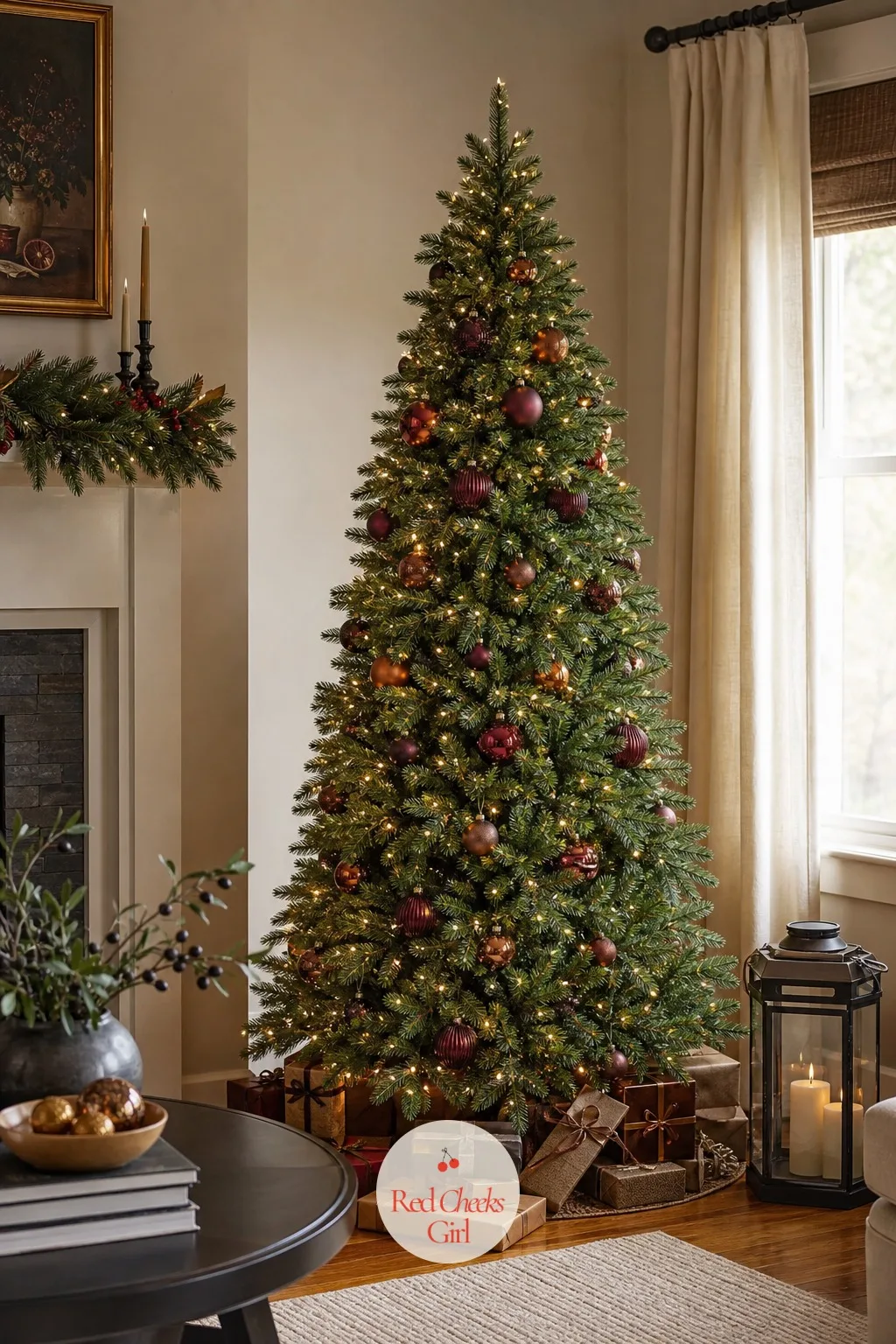 National Tree Company 6ft Pre-Lit Dunhill Fir Artificial Christmas Tree — Some living rooms clear 7 feet by inches, not feet, and a tall tree just looks wrong