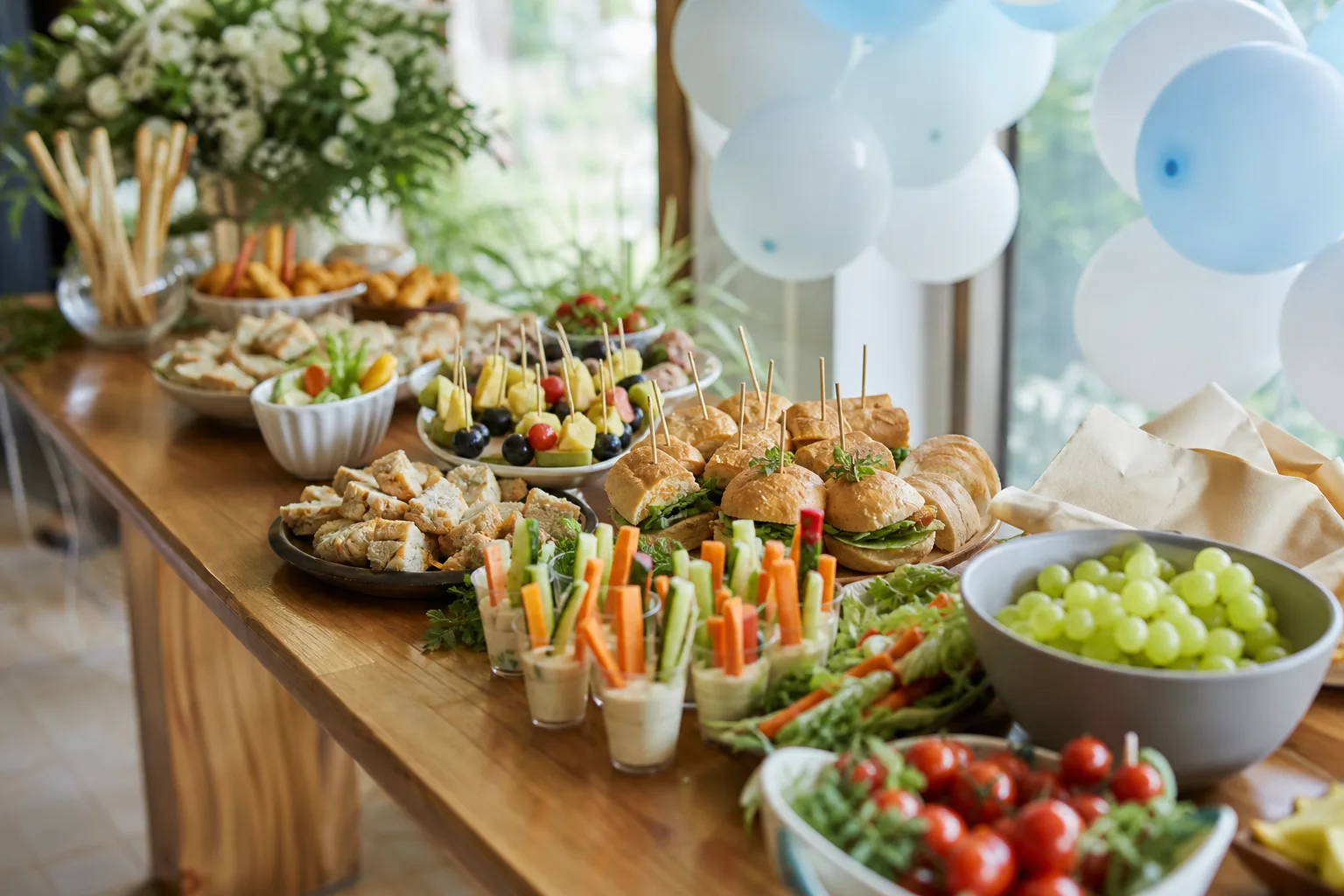 21 Baby Shower Food Ideas Guests Can Eat Standing Up With One Hand