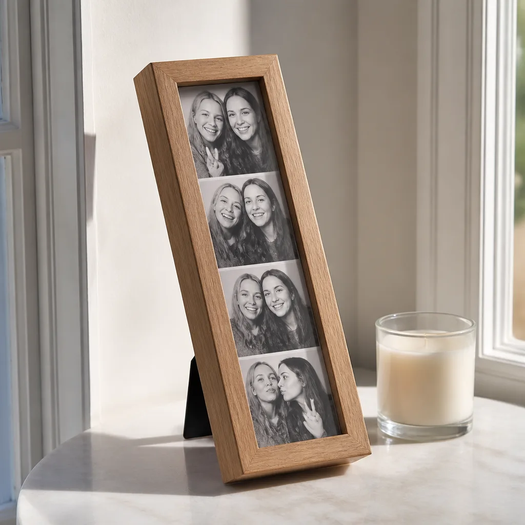 Photo Strip Frame — That photo booth strip from the second night deserves better than a junk drawer. Bachelorette party favors