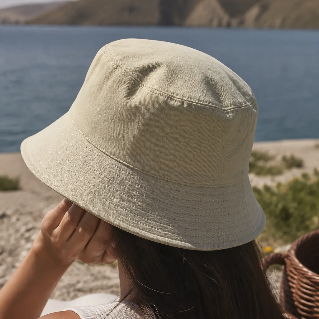 Bucket Hat — A cotton bucket hat, wide enough to shade her whole face by the pool or on a walking tour. Bachelorette gift bags