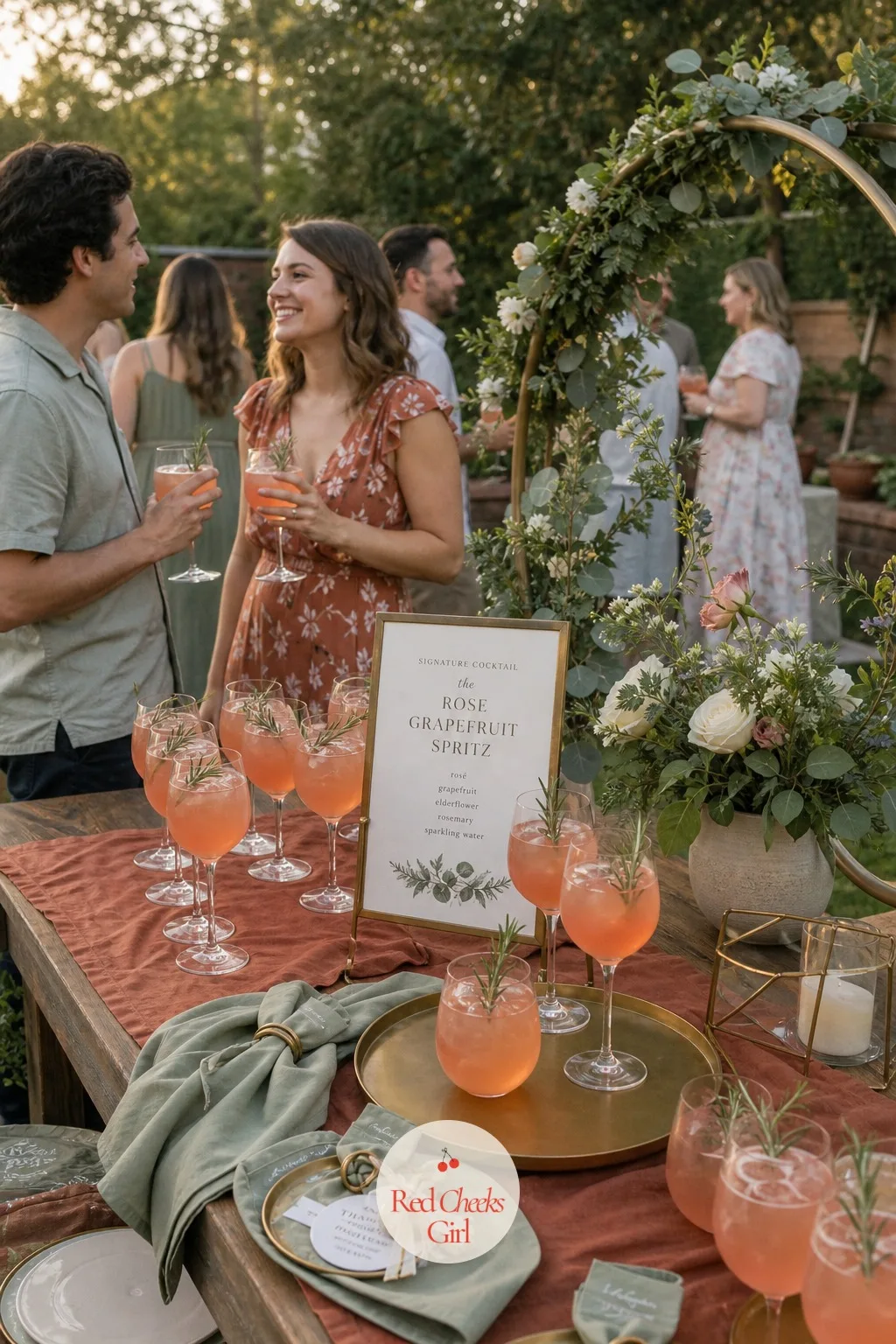 The Signature Cocktail — One drink, poured the same way all night, that tastes like the two of them rather than like whatever the bar happened to have on hand.