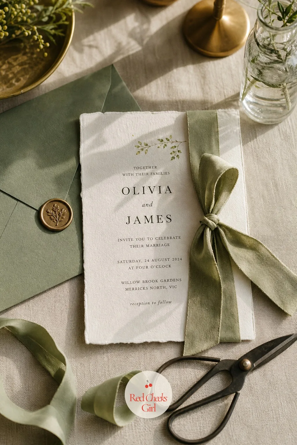 The Invitation — An invitation can feel like pure admin, the thing you rush through before the fun decor decisions start. Backyard wedding ideas