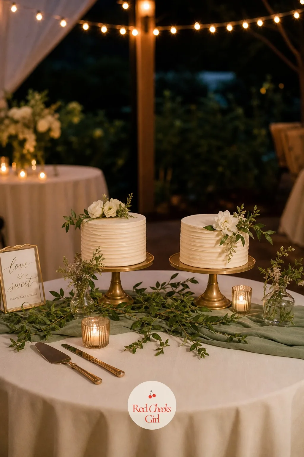 Two Small Cakes Instead Of One Tall One — One towering tiered cake costs more than most couples expect and is genuinely awkward to cut in front of a watching