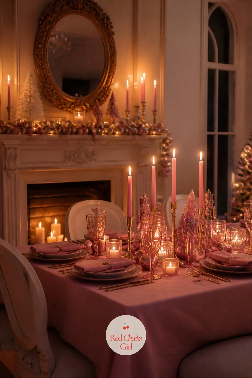 Candlelight, the Plan for After Dark — Overhead light does this whole look no favours: it flattens the glitter instead of letting it catch. Barbie christmas