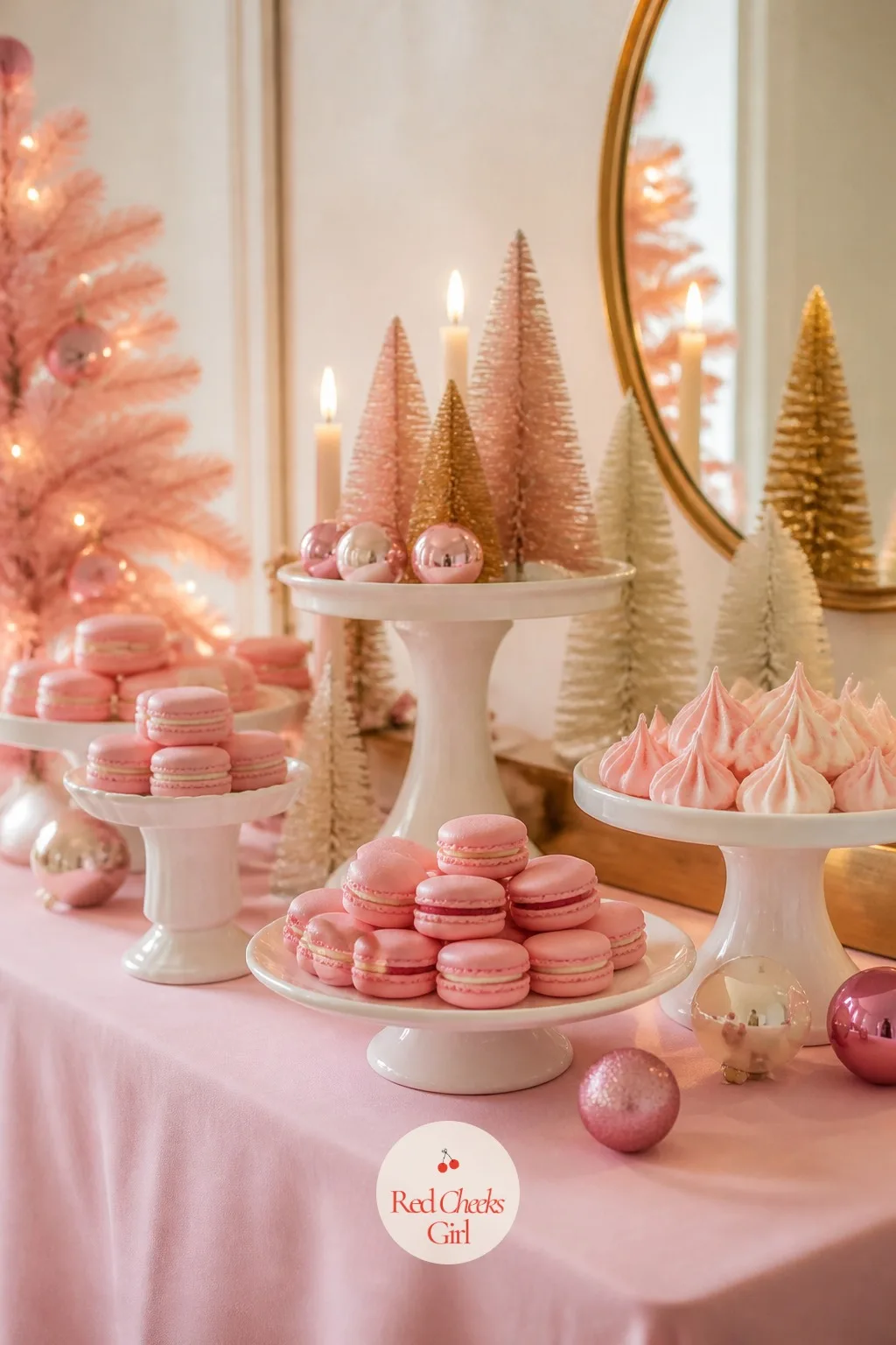 The Dessert Sideboard, Built for a Sugar Rush — This is the corner people photograph before they eat anything off it. Barbie christmas