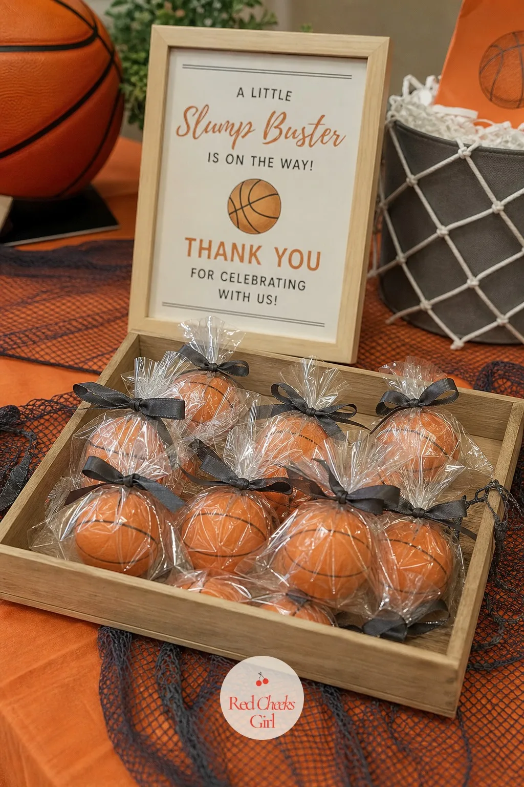 Mini Basketball Soap Favors — A tiny soap that actually looks like a tiny ball is the kind of favour guests remember past the drive home, mostly because it is