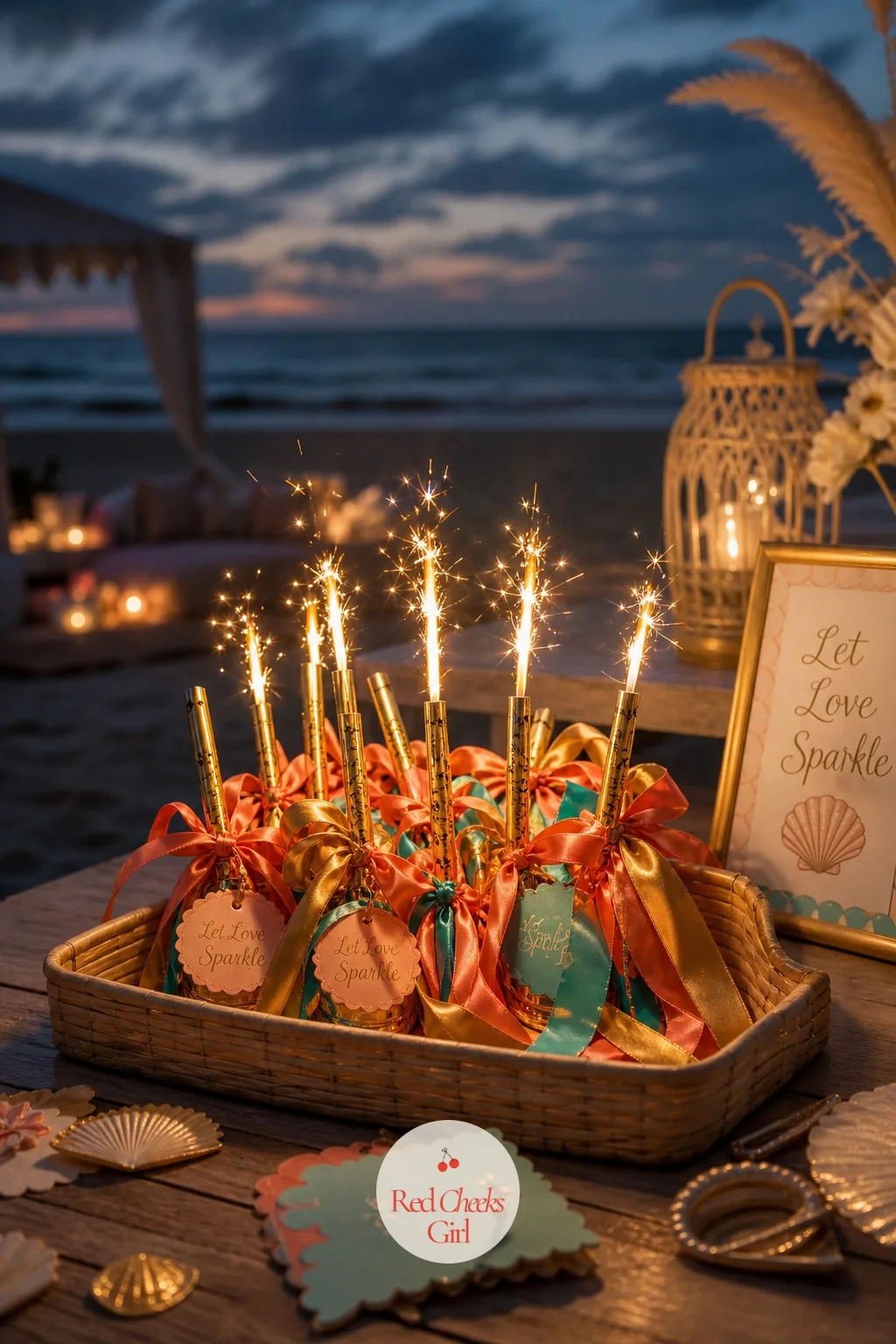 Mini Fountain Sparklers For The First Dance Song — There is one moment in every night worth marking, and lighting sparklers together as the music changes does