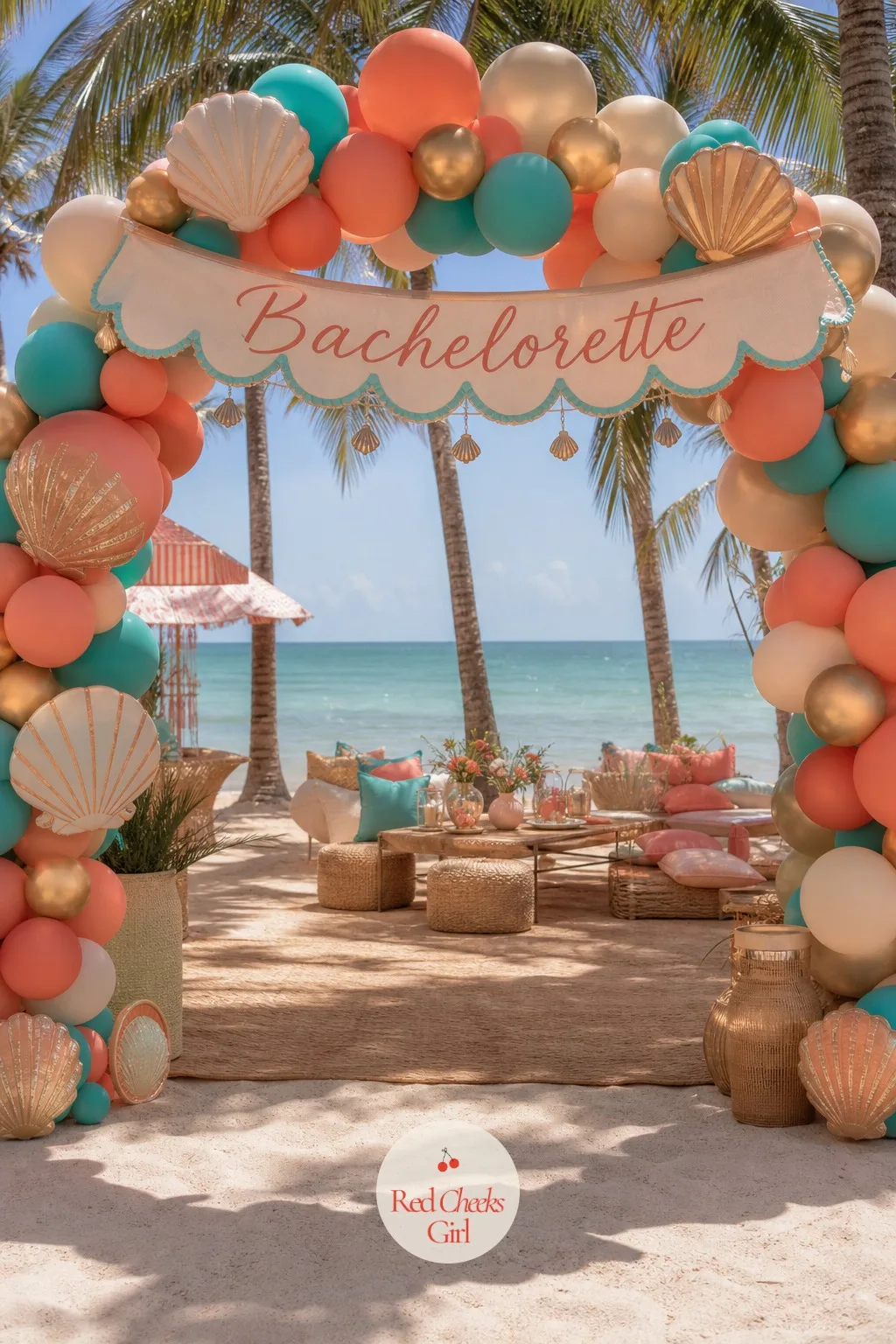 A Scalloped Shell Arch To Walk Through — The first thing a guest sees sets the whole tone, so give her something to walk through, not just past. Beach
