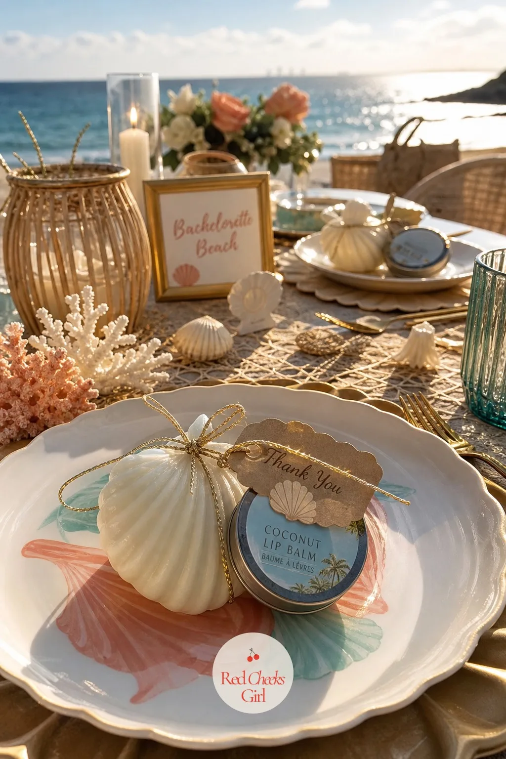 A Shell Soap And Coconut Balm Favor — Some favors are meant to be used that weekend, and some are meant to sit on a bathroom shelf afterward as a tiny reminder