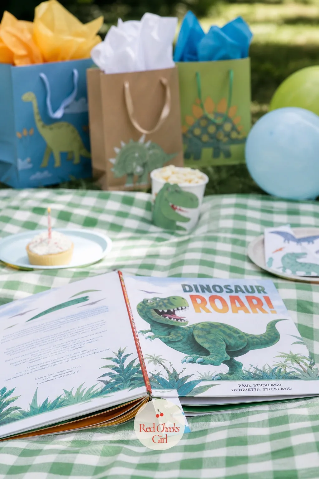 Theme-Matched Picture Book — A book sounds like an odd party favor until you remember it is the one item that survives the week, the month, and the next